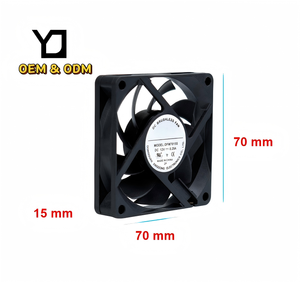 Ventola di Raffreddamento <span class=keywords><strong>DC</strong></span> 70x70x15mm <span class=keywords><strong>5V</strong></span> 12V 24V OEM/ODM, Ventola <span class=keywords><strong>DC</strong></span> Brushless, Ventola Assiale <span class=keywords><strong>DC</strong></span> 7015 - Product Image 1