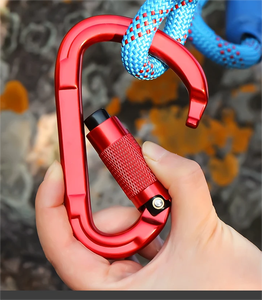 Boucle d'escalade Sécurité Escalade Mousqueton En Aluminium Mousqueton Clip Certification CE 25kn 7075 Aviation Aluminium 90g - Product Image 4