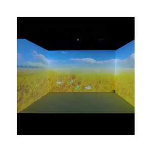 Proyeksi mendalam ruang meditasi <span class=keywords><strong>Virtual</strong></span> 360 derajat proyeksi menenangkan kotak 3D pantai alam yang mendalam layar proyektor dinding - Product Image 5