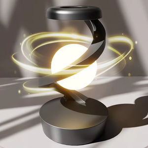 Lampe à boule lévitante 3D avec charge sans fil, lampe de table lune flottante RGB, lampe flottante sans fil rotative, décoration - Product Image 3