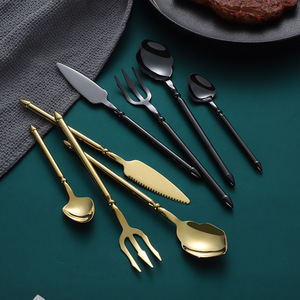 304 Stainless Steel Western Cutlery <b>Set</b> 4 Pieces Dishwasher Safe For Catering - Product Image 3