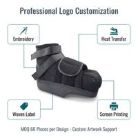 Botte de récupération OEM personnalisée à tige haute pour le soulagement de l'avant-pied, avec protection d'orteil amovible, en maille, Velcro, et cale en TPR, pour blessures à l'orteil et au ball de pied