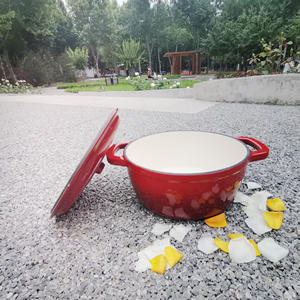 Cocotte en fonte émaillée en gros, pot à soupe, fabrication chinoise, design classique, matériau métallique, quantité minimale de commande 100 pièces - Product Image 5