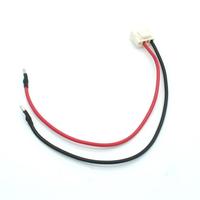 Harness Kabel Plastik Putih 4 Pin, Kabel Merah Hitam 2 Inti dengan Terminal Crimp Berlapis Timah untuk AC, Pendingin