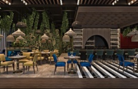Design d'intérieur élégant pour restaurant et bar, ensemble de meubles de salle à manger modernes pour restaurant, comptoir de service à vin personnalisé pour club