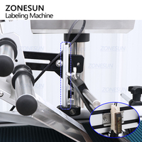 Machine d'étiquetage automatique ZONESUN ZS-TB150P2 pour sachets debout, doypack, sac en mylar, autocollant adhésif, surface plane