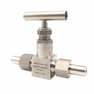 Venta al por mayor de agujas SS316 de 1/2 pulgada NPT de alta presión, válvula manual de 2 vías con sellado hermético para sistemas hidráulicos, neumáticos, de aceite y gas, con certificación CE, en stock. - Product Image 1