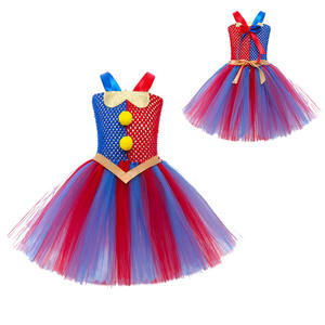 Ropa Europea Americana para Niños Cosplay Magical Digital <span class=keywords><strong>Circus</strong></span> Princess Dresses Halloween Anime Clowns Play Tutu - Product Image 6