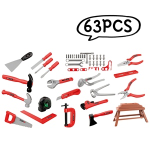 AJB Tendance 2026 Ensemble d'outils de jeu d'imitation, 50/63/68 pièces, <span class=keywords><strong>Jouet</strong></span> de construction de maison de jeu DIY pour l'apprentissage préscolaire, Commande en gros - Product Image 3