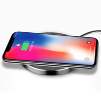 Chargeur sans fil magnétique de bureau en alliage de zinc avec port Type-C, charge rapide 15W, protection contre les surcharges pour iPhone 12-17/S22/S23/S25