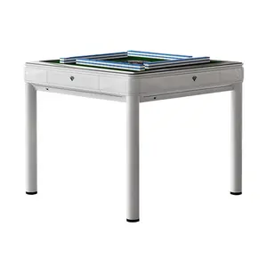 Intelligent Mahjong Machine Fully Automatic Dining Table Dual Use 4 Port Mahjong Table Electric Bass Home Use
