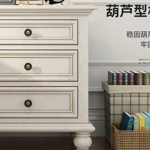 Mesita de Noche Moderna e Inteligente de <span class=keywords><strong>Madera</strong></span> Blanca con 3 Cajones para Dormitorio - Product Image 4