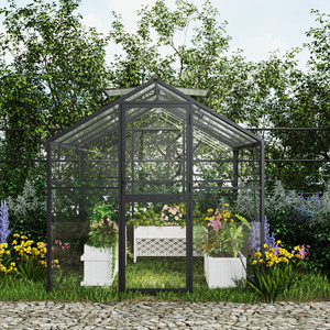 Thiết kế hiện đại dễ dàng cài đặt khung nhôm Nông Nghiệp Nhà kính ít vít cần thiết cho sân sử dụng - Product Image 3