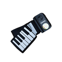 2024 New Item Hand Roll Silicone Keyboard Instruments Electric Piano Keyboard