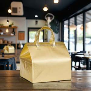 Échantillon Gratuit Sac Isotherme Personnalisé avec Logo pour Pique-nique et Déjeuner, Sac Fourre-tout Isotherme Non Tissé pour Aliments - Product Image 2