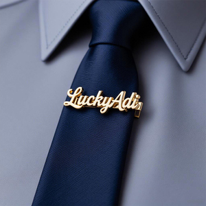 Gemelli in oro bianco con incisione Laser in oro argento personalizzati veloci - Product Image 2