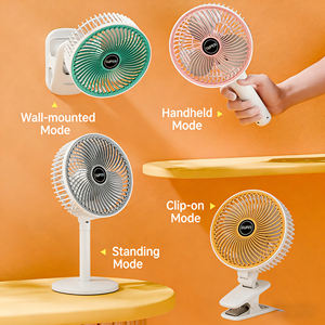 Ventilador multifuncional con clip, ventilador de escritorio recargable por USB, ventilador portátil de mano para montar en la pared, para dormitorios - Product Image 4