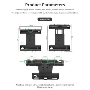 VINmounts Customizable Professional Adjustable Portable Car <b>Tablet</b> Holder <b>Stand</b> OEM/ODM Support Reinforced Nylon Heavy Duty - Product Image 2
