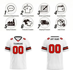 Jersey Sepak Bola Tim Massal OEM ODM Cetak Sesuai Permintaan Tambahkan Logo Kustom Nama Pribadi Atletik FBJ02-24017015 - Product Image 4