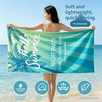 Serviette de plage grande taille sans sable, séchage rapide, pour adultes, en microfibre ultra-fine, type châle, 160x100cm
