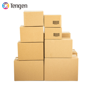 Tengen mẫu miễn phí bán buôn tùy chỉnh sinh thái vận chuyển 20x20x14 bao bì sóng các tông di chuyển hộp cho giao hàng Giày hộp - Product Image 1