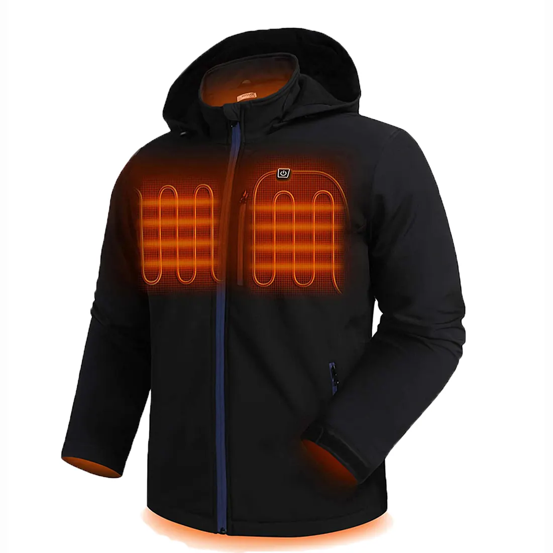 Erkek pil ceket özel USB ısıtmalı giysi elektrikli Softshell su geçirmez kış iş giysisi
