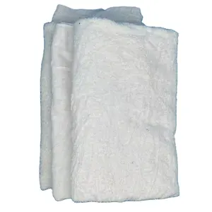 Recycle High end hotel towel rags industrial cleaning marine 100% COTTON white color terry rags industrial cotton rags 25kg