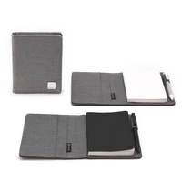 Bloc-notes couvert en tissu, avec pochette pour téléphone personnalisée, pour notebook, nouvel arrivage
