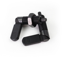 Plunger Indeks Baja Presisi, Plunger Indeks Oksida Hitam dengan Tuas Cam, Pin Plunger Indeks M10 M16, Pin Indeks Kustom OEM