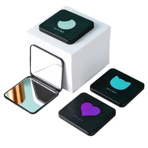 Mini Makeup <b>Mirror</b> Square Folding <b>Double</b> <b>Sided</b> Portable Pocket <b>Mirror</b> For Women Students Travel Use - Product Image 5