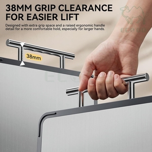 Tablas de Cortar de Metal Personalizadas de Doble Cara, Tabla de Cortar de Bambú y Titanio para Cocina, Apta para Grabado - Product Image 3