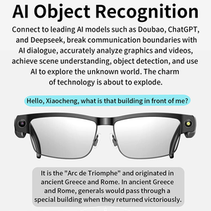 แว่นตาเปลี่ยนสีอัจฉริยะ AI รุ่นใหม่ L802 ปี 2025 กล้อง 4K บันทึกวิดีโอ แว่นกันแดด พร้อมระบบเชื่อมต่อ ChatGPT AI - Product Image 6