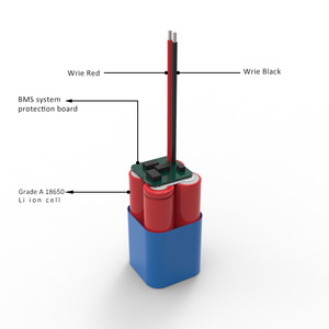 ชุดแบตเตอรี่ลิเธียมไอออนแบบชาร์จไฟได้18650-2S2P DTP 7.4V 4000mAh 5200mAh 6000mAh แบบชาร์จไฟได้ - Product Image 5