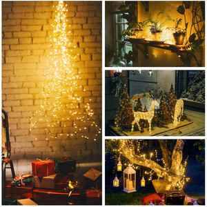 Guirlande Lumineuse Solaire Extérieure pour Jardin, Décoration de Noël, Mariage, Fête, Aïd Moubarak, Ramadan, LED, Lumières Solaires, Luz, Luces - Product Image 2