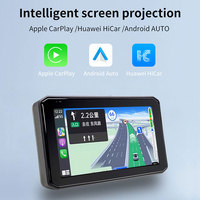 Sistem navigasi Gps sepeda motor terbaik 5 inci, pemegang Nav Sat sepeda motor kendali jarak jauh tahan air navigasi sepeda petualangan