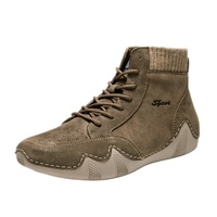 Zapatos de Senderismo para Hombre, Botas de Trekking para Exteriores, Botas de Montaña de Invierno con Caña Alta, Zapatillas de Escalada, Botas de Caza, Transpirables y a la Moda