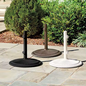 Buenas ventas mármol hierro fundido plástico redondo playa <span class=keywords><strong>jardín</strong></span> sol sombrilla al aire libre sombrilla Base con ruedas - Product Image 6