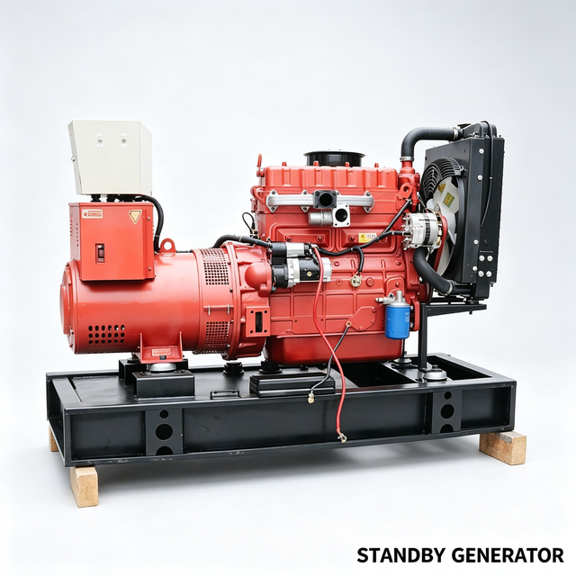 Mobile Portable Diesel Generator Set for Job Site with Heavy Duty Wheels