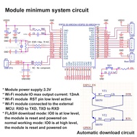 ESP32-S3-WROOM-1-N16R8 ESP32 WiFi BT Module SPI Flash 16MB Antenne PCB embarquée XH-S3E pour l'automatisation industrielle de bâtiments intelligents