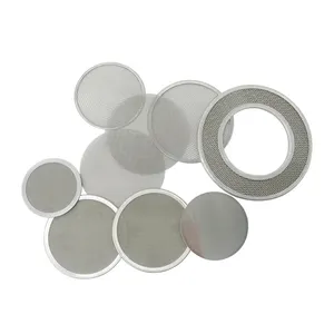 stainless steel wire mesh Round mesh metal filter screen filter disc