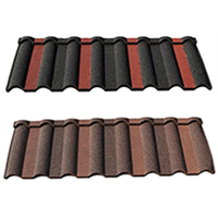 Tuiles de toiture en métal de haute qualité, revêtement en pierre de 0,5 mm, design moderne, marque CHUANYA, garantie de plus de 5 ans, fabrication mécanique, vente en gros d'usine