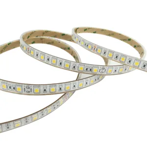 5050smd 3000k 4000k 6000k bande de gradation de la lumière 60 puces led bande lumineuse de bureau 10mm ip68 auto-adhésif led bande lumineuse