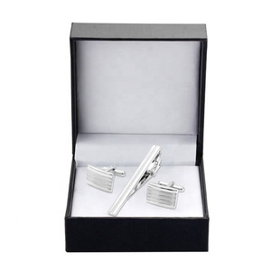 Biểu tượng tùy chỉnh kim loại Khuy măng sét và <span class=keywords><strong>tie</strong></span> <span class=keywords><strong>clip</strong></span> của nam giới phù hợp với áo sơ mi Cuff liên kết cho nam giới sang trọng với hộp đóng gói - Product Image 4