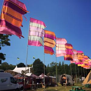 Impresión digital <span class=keywords><strong>de</strong></span> doble cara colorido <span class=keywords><strong>Bali</strong></span> personalizado impermeable pluma playa Festival bandera - Product Image 2