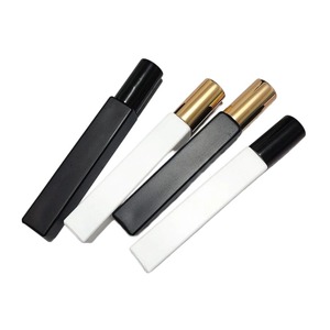 Black Eco-friendly Glass Rectangle Pump Sprayer Mini Perfume Decant Bottle Decal Reed <strong>Diffuser</strong> 100pcs MOQ 10ml Empty <strong>Refillable</strong> - Product Image 5