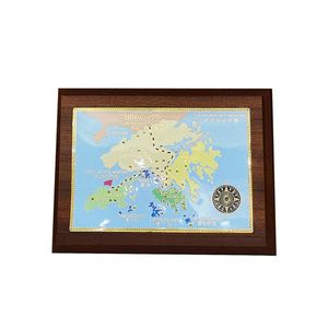 Placas de Metal Doradas Personalizadas de Alta Calidad, Placa Conmemorativa de Reconocimiento de Premios de Estilo Moderno para Guerreros - Product Image 2