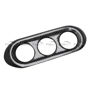 Accesorios Interiores para Mitsubishi Lancer EVO X 10, Panel de Instrumentos Triple de Fibra de Carbono, Perilla del Panel del Aire Acondicionado, Tablero de Instrumentos - Product Image 4