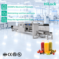 HiLock 135L Machine de stérilisation non thermique pour jus et produits laitiers, Stérilisateur HPP 380V Multi-échelle