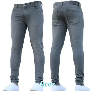 Custom Men's Stretch Jeans Straight Business Edition Loose Plus Size Formal Casual Men Jeans