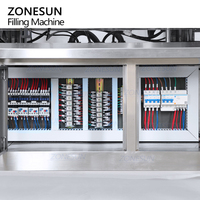 ZONESUN ZS-FM4A automatico tre teste servomotore verticale coclea spezie Soda latte in polvere riempitrice per vasetti di bottiglie